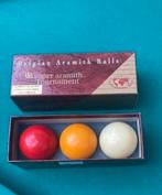 Belgium Aramith biljartballen, meerdere setjes., Ophalen, Zo goed als nieuw, Keu of Ballen