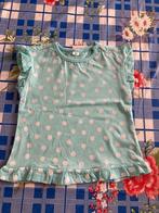 Nieuw blauw shirt met witte bollen - maat 68, Kinderen en Baby's, Babykleding | Maat 68, Nieuw, Meisje, Shirtje of Longsleeve