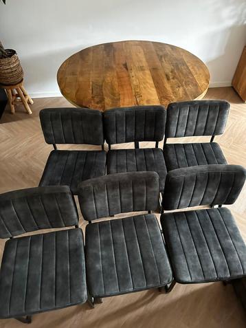 Eetkamerstoelen groen (6x) beschikbaar voor biedingen