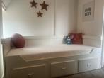 Coming Kids Bedbank 90x200 - Uitschuifbaar + Opbergruimte, Ophalen, 85 tot 100 cm, Zo goed als nieuw, Lattenbodem