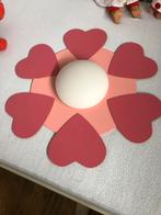 Houten plafond Lamp met Glazen Bol, Huis en Inrichting, Lampen | Lampenkappen, Ophalen, Wit, Rond, Zo goed als nieuw