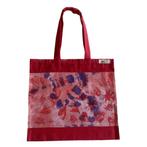 Marble design canvas tas in het rood, Verzenden, Nieuw, Rood
