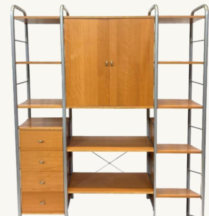 Wandsysteem Niklas (Ikea, 174 B x 200 H x 42 D), Huis en Inrichting, Kasten | Overige, Gebruikt, Ophalen