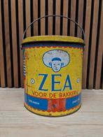 Vintage blik Zea voor de bakkerij Zeelandia Zierikzee, Verzamelen, Blikken, Ophalen of Verzenden, Gebruikt, Overige