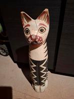 Houten Kattenbeeld, Ophalen of Verzenden