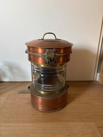 Grote antieke navigatielantaarn, scheepslamp,Nestor Toplicht beschikbaar voor biedingen