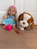Vtech Little Love - Suzy en haar Puppyvriendje als NIEUW!, Ophalen of Verzenden, Gebruikt, Babypop