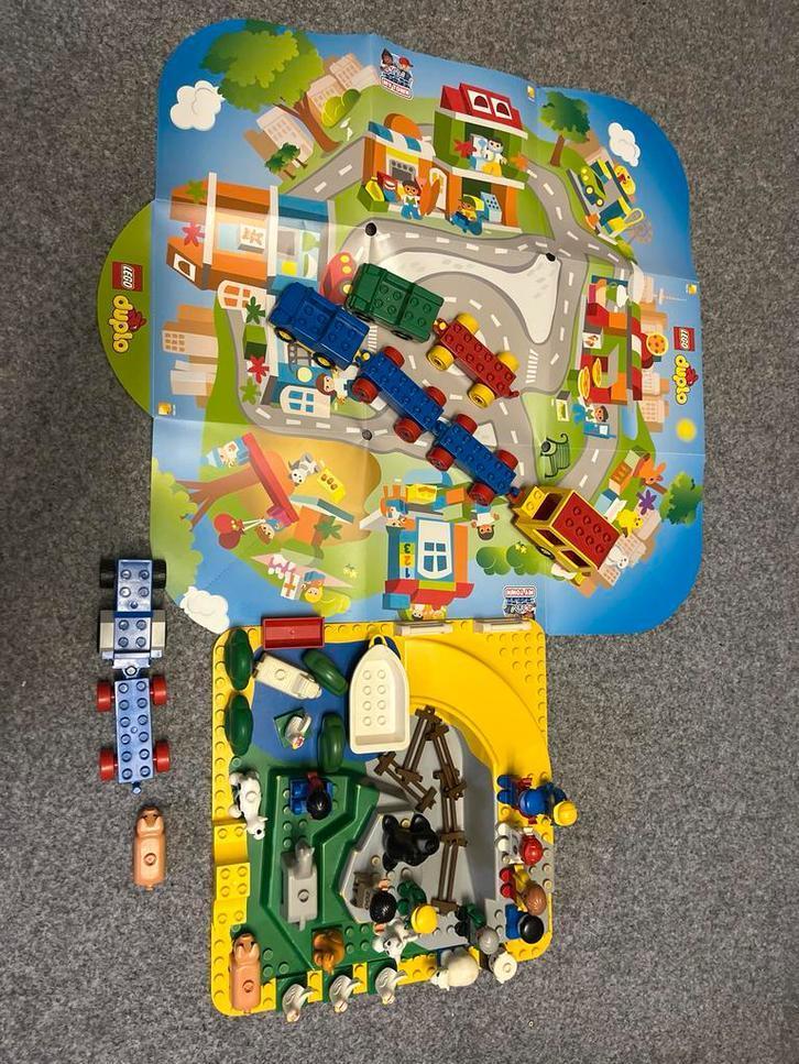 Duplo Partij: Dieren, Auto's, Grondplaat & Meer!, Kinderen en Baby's, Speelgoed | Duplo en Lego, Gebruikt, Duplo, Losse stenen