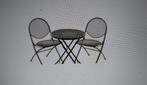 3-delige bistro tuinset, Tuin en Terras, Bijzettafel, Nieuw, Rvs, Tuinset