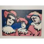 # Herman brood 3 musketiers met rose tint, Ophalen, Gebruikt, Rechthoekig Liggend, A1 t/m A3