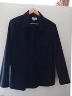 suèdine blauwe jas gevoerd en getailleerd maat 42, Kleding | Dames, Jassen | Winter, Blauw, Maat 42/44 (L), Ophalen of Verzenden