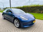 Tesla Model 3 2019 Blauw SOH 89% RWD+ 60Kwh, Auto's, Tesla, Automaat, Achterwielaandrijving, Zwart, Blauw