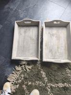 Houten dienblad, Ophalen, Zo goed als nieuw, Rechthoekig, Hout