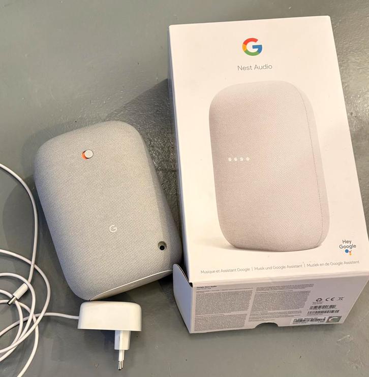 Google Nest Audio - Slimme Speaker, Audio, Tv en Foto, Luidsprekers, Zo goed als nieuw, Overige typen, Minder dan 60 watt, Overige merken