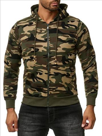 ** NIEUW ** stoer vest met army print. Maat Large beschikbaar voor biedingen