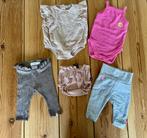 Kledingpakket broek / romper meisje / baby - maat 62 - 68, Ophalen of Verzenden, Zo goed als nieuw, Maat 62