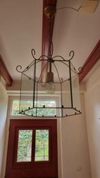 Glazen Hanglamp, Huis en Inrichting, 50 tot 75 cm, Vintage, Ophalen of Verzenden, Zo goed als nieuw