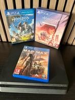 PS4 slim met Horizon Forbidden West SE, Zero Dawn en Mad Max, Ophalen of Verzenden, Zo goed als nieuw, Met 1 controller, Slim