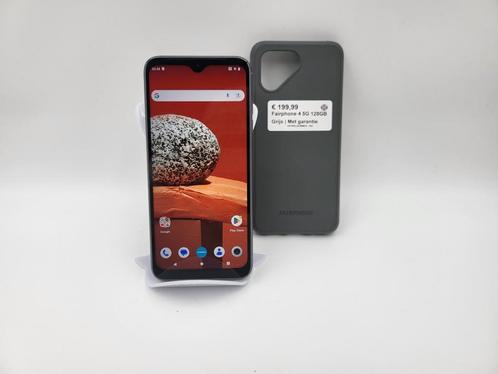 Fairphone 4 5G 128GB Grijs | Met garantie, Telecommunicatie, Mobiele telefoons | Toebehoren en Onderdelen, Gebruikt, Overige merken
