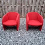 2x Orginele Artifort Ben Chair ,kleur rood, jaren 90, Huis en Inrichting, Fauteuils, Ophalen, Gebruikt, 75 tot 100 cm, Stof