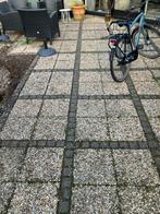 Grindtegels 40 x 40, Tuin en Terras, Tegels en Klinkers, Ophalen, Zo goed als nieuw, Beton, Terrastegels