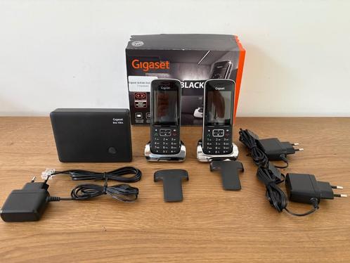 Gigaset SL450A Duo Black Telefoonset Met 2.Handsets en VoIP, Telecommunicatie, Datacommunicatie en VoIP, Zo goed als nieuw, Telefoon