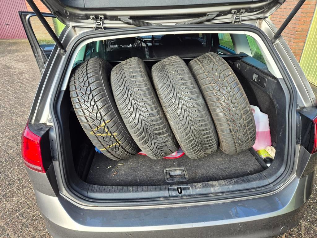 Winterwielen 14 inch voor Golf 4, Auto-onderdelen, Banden en Velgen, 14 inch, Gebruikt, Banden en Velgen, Personenwagen