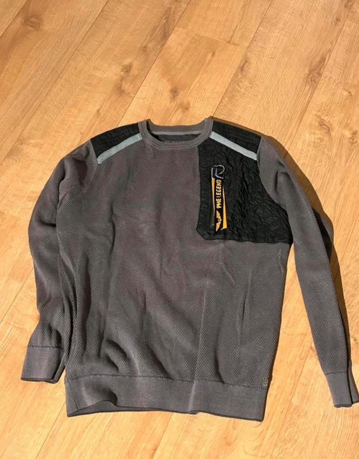 Pme legend trui, Kleding | Heren, Truien en Vesten, Zo goed als nieuw, Maat 48/50 (M), Grijs, Ophalen of Verzenden