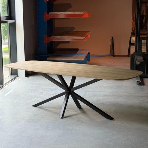 eiken tafel deens ovaal kiezelvorm recht Super sale!!, Huis en Inrichting, Tafels | Eettafels, Nieuw, 50 tot 100 cm, 200 cm of meer