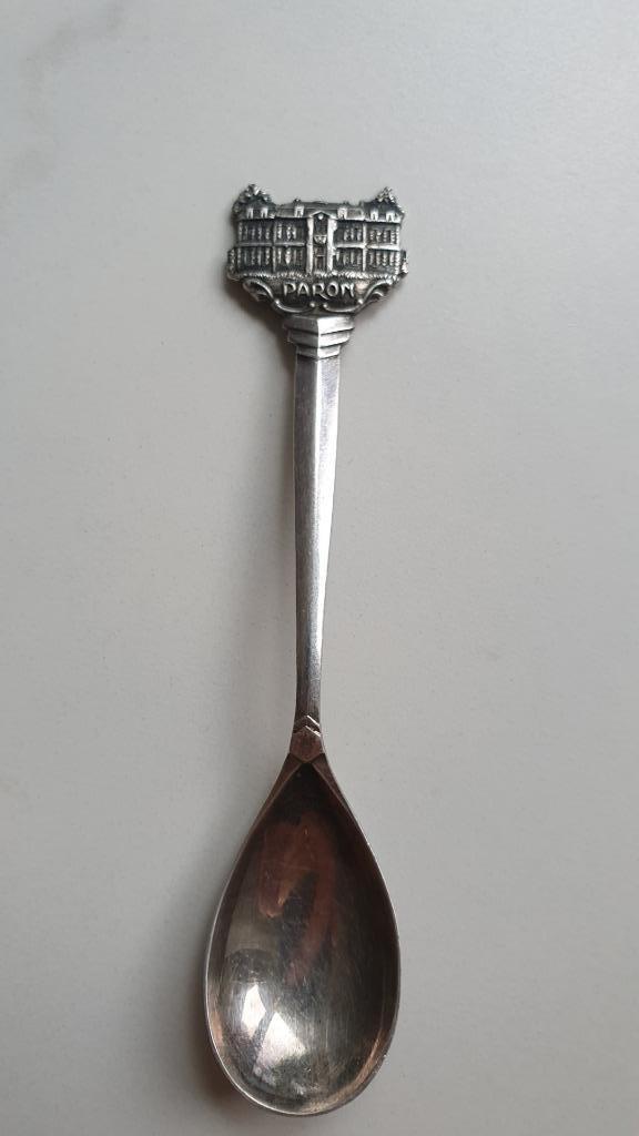 lepeltje de school van Paron / Frans Vlaanderen, Antiek en Kunst, Antiek | Bestek, Ophalen of Verzenden