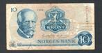 Bankbiljet - Noorwegen 10 Kroner 1975 - gebruikt., Postzegels en Munten, Bankbiljetten | Europa | Niet-Eurobiljetten, Ophalen of Verzenden