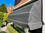 Zo goed als nieuwe markies donkergrijs 2580 x 600 cm, Ophalen, Zo goed als nieuw, Markies, 250 cm tot 450 cm