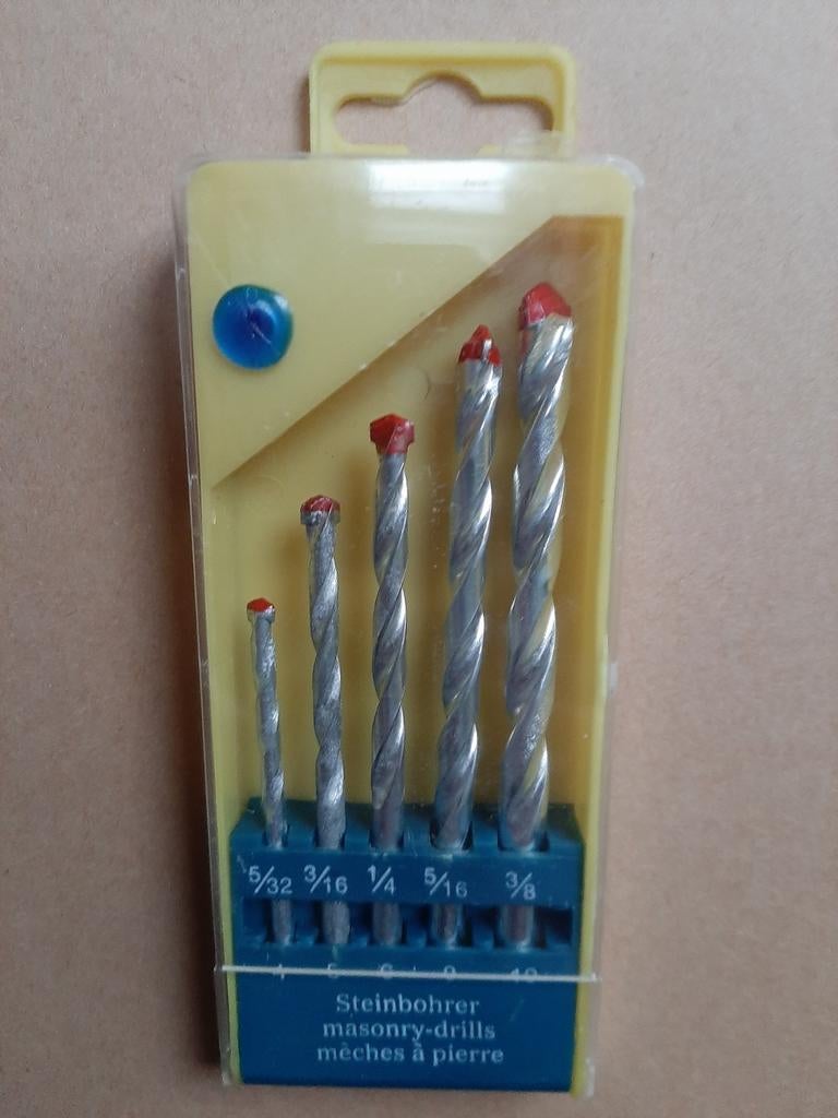 Steenboren., Doe-het-zelf en Verbouw, Gereedschap | Handgereedschap, Ophalen of Verzenden, Nieuw