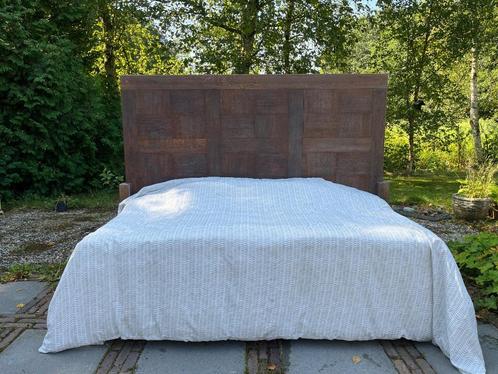 Hoofdbord ( massief eikenhout, Huis en Inrichting, Slaapkamer | Boxsprings, Zo goed als nieuw, Overige maten, 200 cm, Tweepersoons
