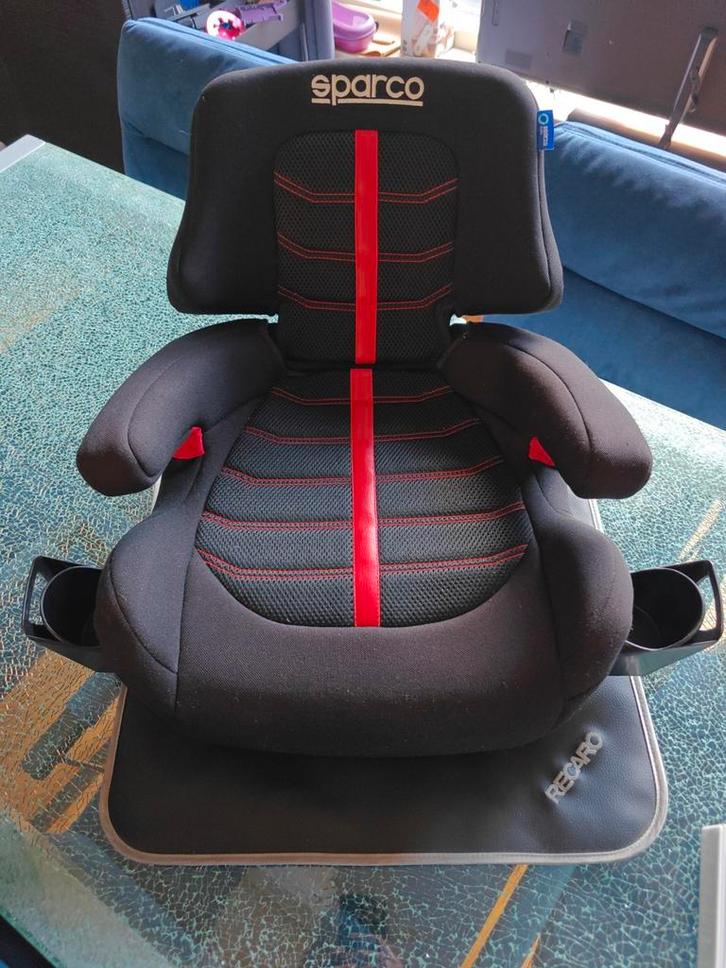 Sparco Auto Stoelverhoger, Kinderen en Baby's, Autostoeltjes, Gebruikt, Overige merken, 22 t/m 36 kg, Autogordel, Zijbescherming