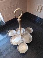 Nieuw Zilverkleurige Kaarsen Plateau /Riviera maison, Ophalen of Verzenden, Nieuw, Overige materialen, Minder dan 25 cm