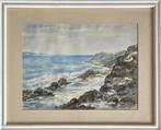 Zeegezicht Aquarel - Marian Schippers, Ophalen of Verzenden