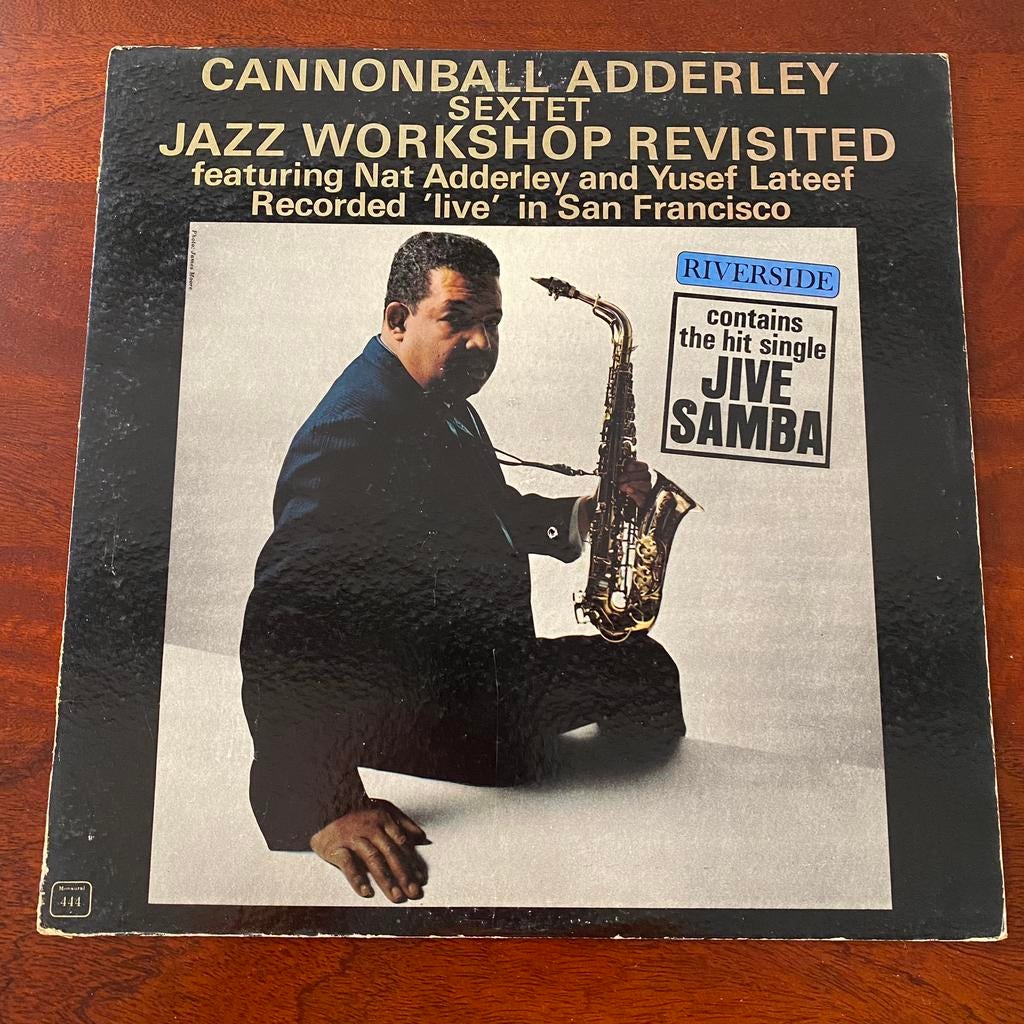 LP Cannonball Adderley - Jazz Workshop (Riverside 1963), 1960 tot 1980, Ophalen of Verzenden, Zo goed als nieuw, 12 inch
