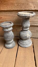 Betonnen Kandelaar Vintage Stijl, Ophalen, Overige materialen, Gebruikt, Grijs
