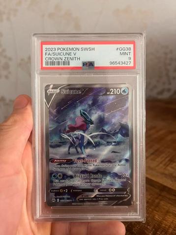 Pokemon TCG - Suicune V #GG38 PSA 9 (Crown Zenith) beschikbaar voor biedingen