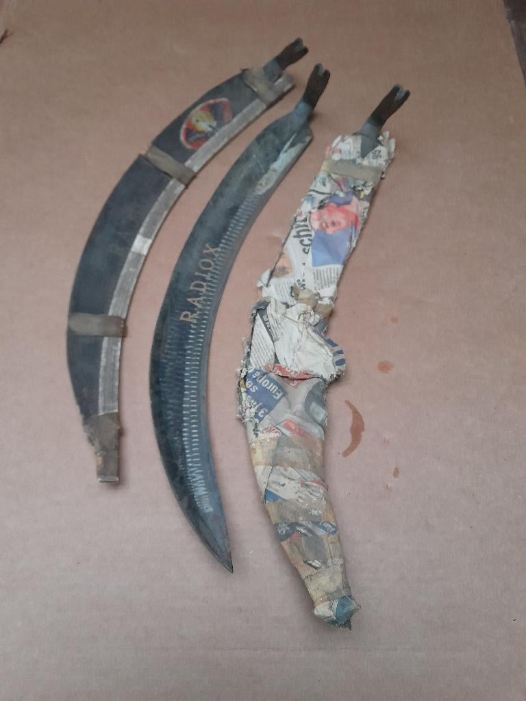 3 nieuwe originele zeisbladen radiox, Antiek en Kunst, Antiek | Gereedschap en Instrumenten, Ophalen of Verzenden