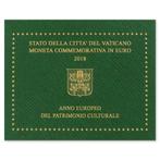 2 Euro Vaticaan 2018 - Cultureel Erfgoed (BU), Postzegels en Munten, Munten | Europa | Euromunten, Ophalen of Verzenden, Vaticaanstad