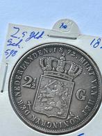 Zilveren rijksdaalder 1870, Postzegels en Munten, Zilver, 2½ gulden, Ophalen of Verzenden, Koning Willem III