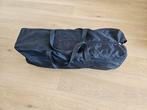 Campingbedje blauw/wit, Ophalen, Gebruikt, Minder dan 140 cm, Minder dan 70 cm
