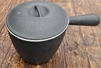 Le Creuset gietijzeren fondue /sauspan, Ophalen of Verzenden, Gebruikt, Gietijzer