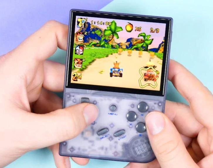 Anbernic RG35XX – 320GB unieke retro games – Nieuw – Paars, Spelcomputers en Games, Spelcomputers | Overige, Nieuw, Ophalen of Verzenden