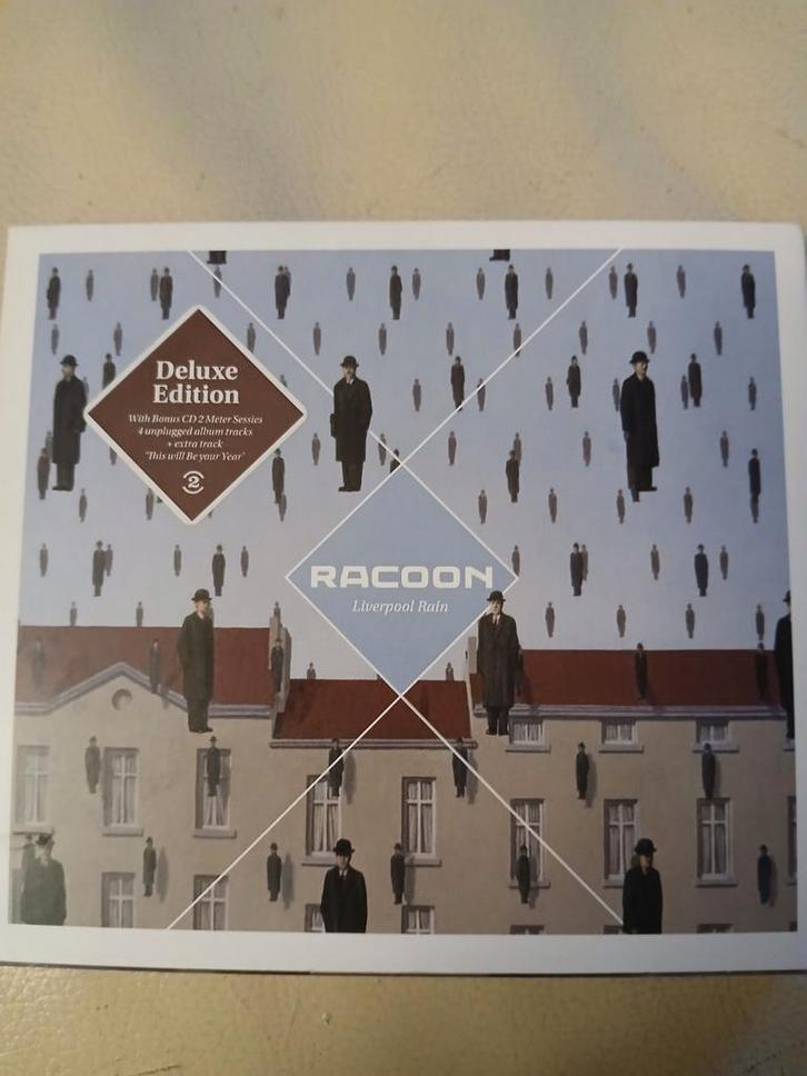 CDx2 Racoon - Liverpool Rain (Deluxe Edition), Cd's en Dvd's, Cd's | Pop, Zo goed als nieuw, 2000 tot heden, Ophalen of Verzenden