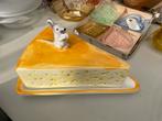 Kaasstolp  Italiaans. Handgeschilderd. Met muis bep oplage, Antiek en Kunst, Curiosa en Brocante, Verzenden