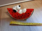 Snoopy spaarpot watermeloen 15 cm lang, Verzamelen, Spaarpotten, Ophalen of Verzenden