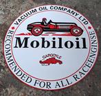 Mobiloil mobilgas groot emaillen reclame bord retro borden, Verzamelen, Merken en Reclamevoorwerpen, Reclamebord, Ophalen of Verzenden